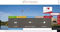 Desktop Screenshot of amboise-valdeloire.com