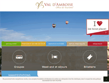Tablet Screenshot of amboise-valdeloire.com